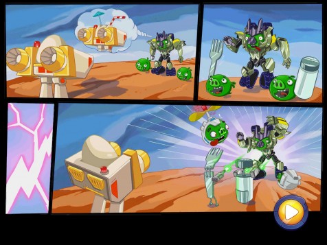 Фигурки Transformers Angry Birds Трансформеры, Ultra Magnus vs. Sound Blaster (A8385-1)